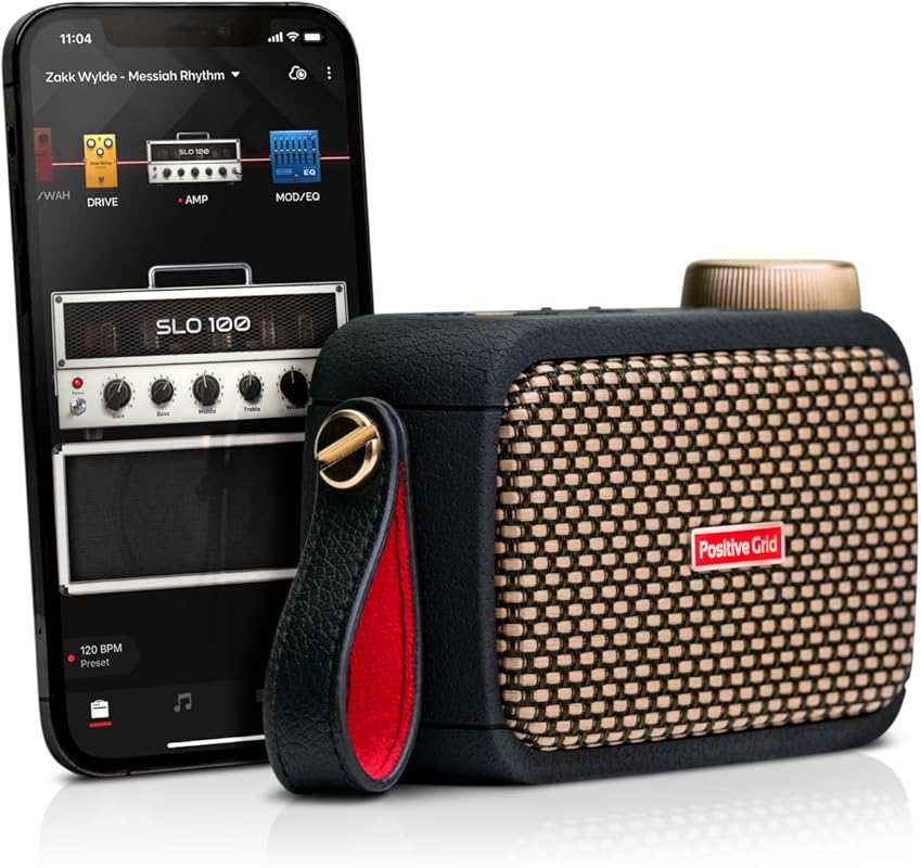 Positive Grid Spark GO 5W Portable Smart Guitar Amp with Bluetooth, He