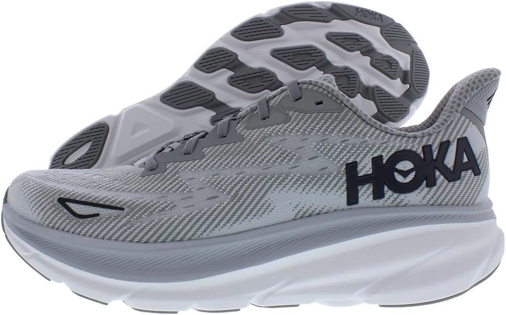 Hoka ONE ONE Clifton 9 Men's Road Running Shoes with Breathable Mesh a