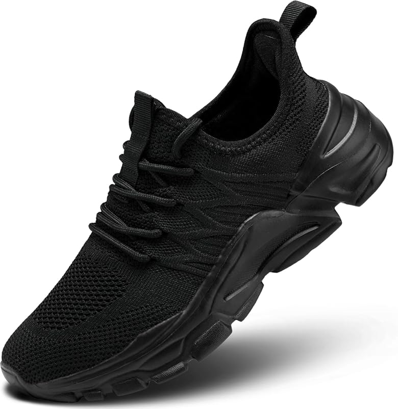 Women's Lightweight Slip-On Walking Tennis Shoes with Soft Sole and Co