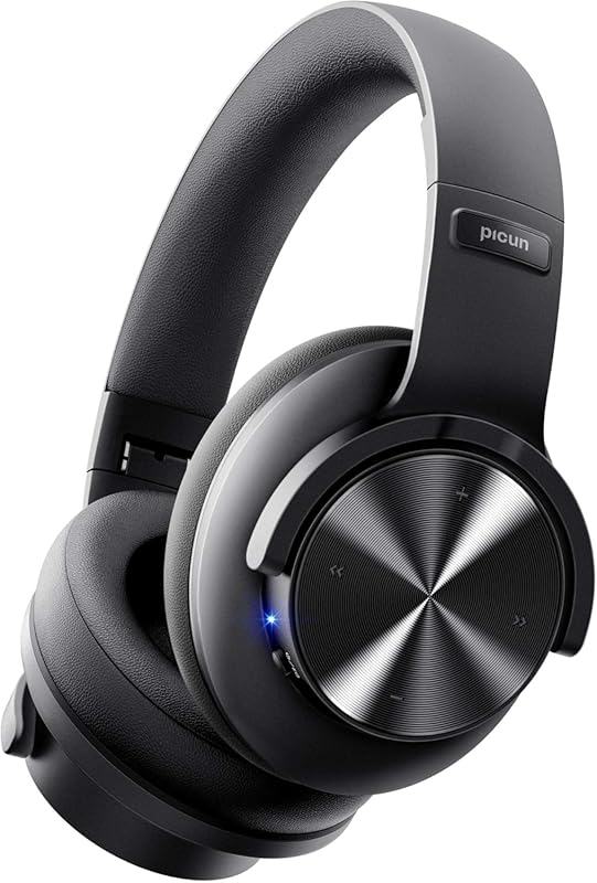 Picun B8 Bluetooth Over-Ear Headphones with 120H Playtime, 3 EQ Modes,