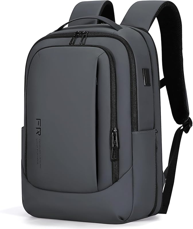 FENRUIEN 15.6 Inch Expandable Business Travel Laptop Backpack with USB