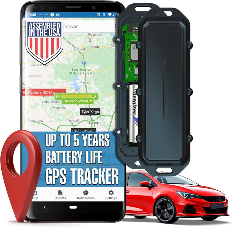Lonestar Tracking Barra 4G & 5G GPS Tracker with Long Battery Life, Ru