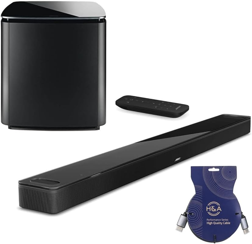 Bose Smart Ultra Dolby Atmos Soundbar with Bass Module 700, Wireless B