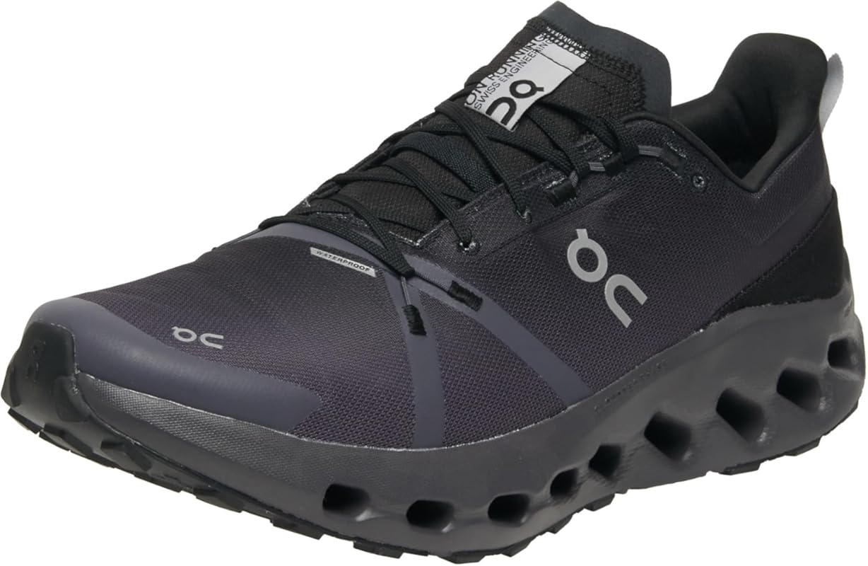 On Mens Cloudsurfer Trail Running Shoes with Superior Comfort and Dura