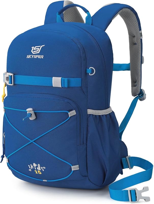 SKYSPER 15L Ergonomic Kids Travel Backpack for Ages 4-6, Breathable Mu