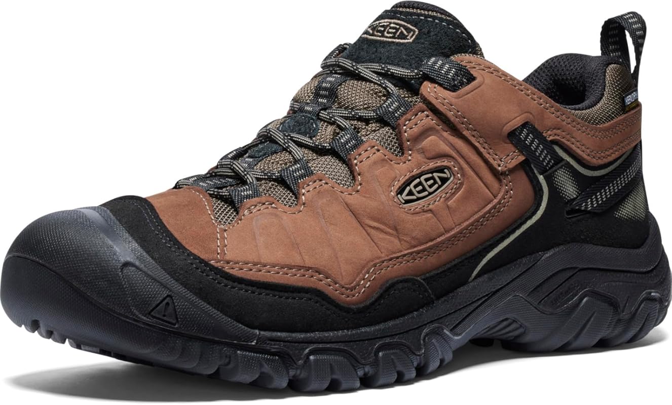KEEN Men's Targhee 4 Low Waterproof Hiking Shoes, Durable, Comfortable