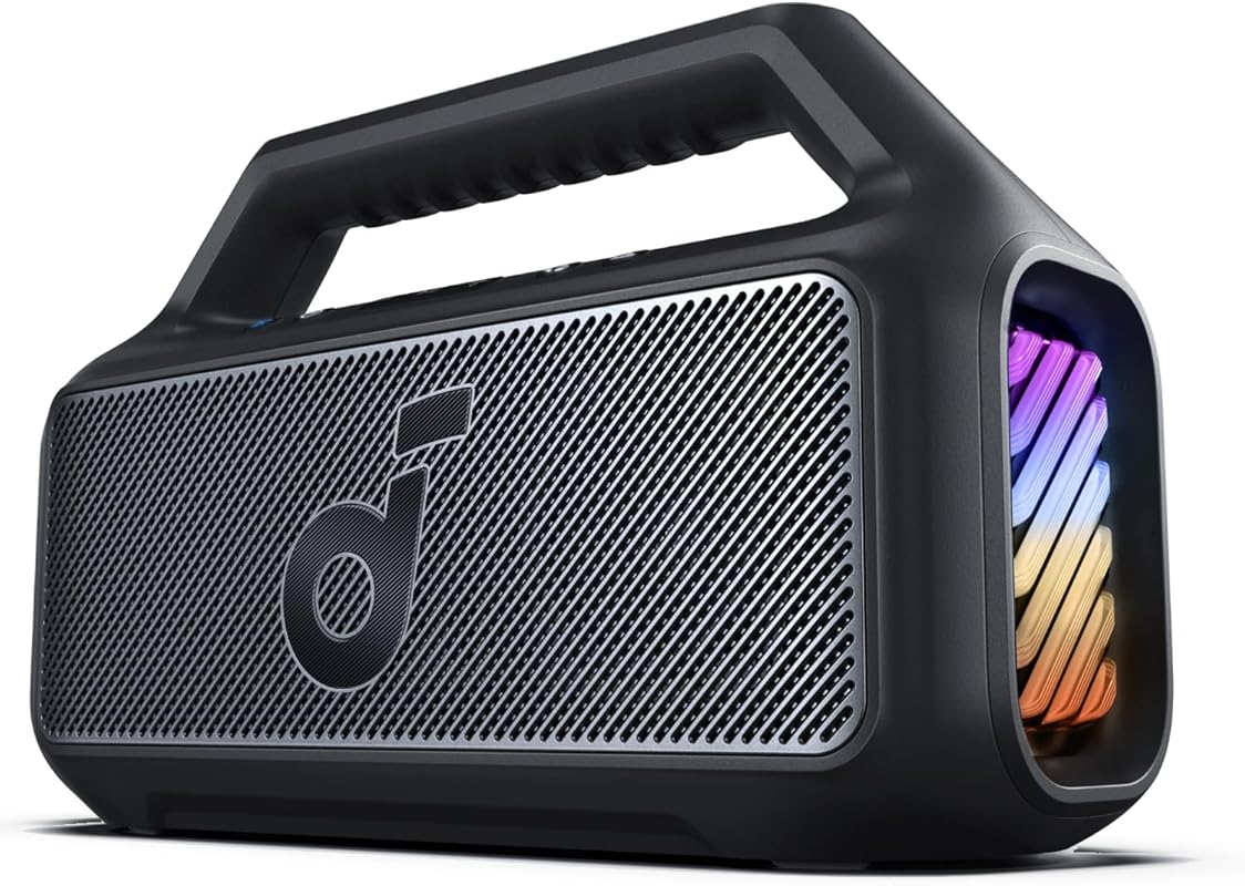 Soundcore Boom 2 by Anker Outdoor Bluetooth Speaker, 80W, BassUp 2.0, 