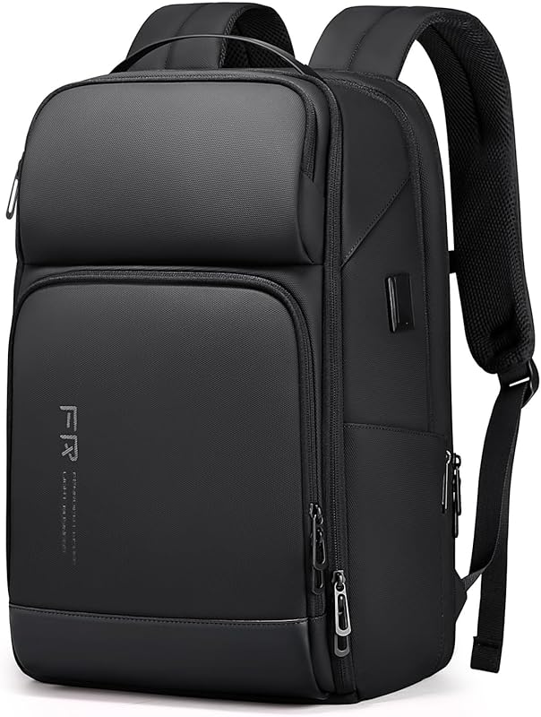 FENRUIEN 17 Inch Expandable Travel Laptop Backpack with USB Port, Wate