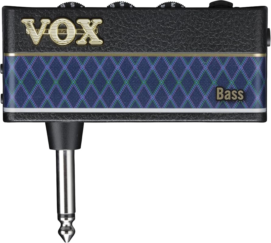 Vox amPlug 3 Bass Compact Headphone Amplifier with Built-In Effects an