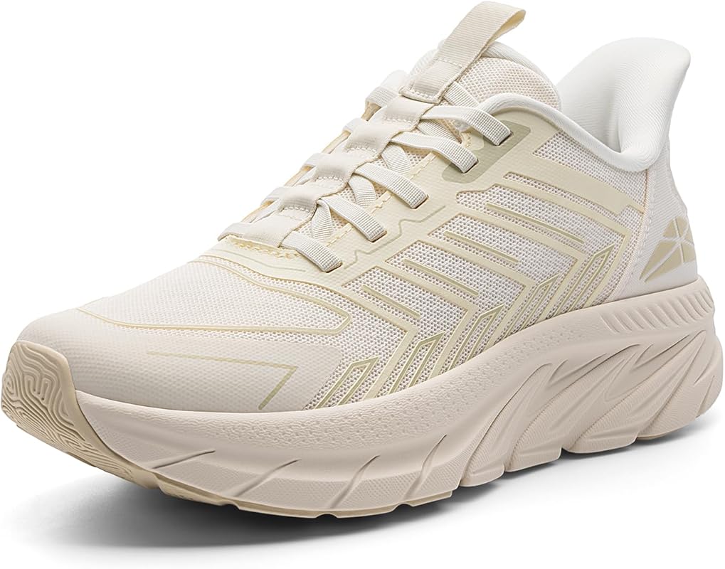 Women's Slip-On Breathable Non-Slip Athletic Sneakers for Running, Gym