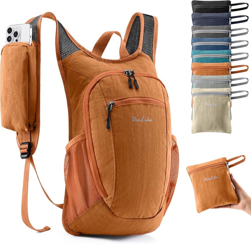 10L Small Lightweight Packable Hiking Backpack Travel Daypack for Men