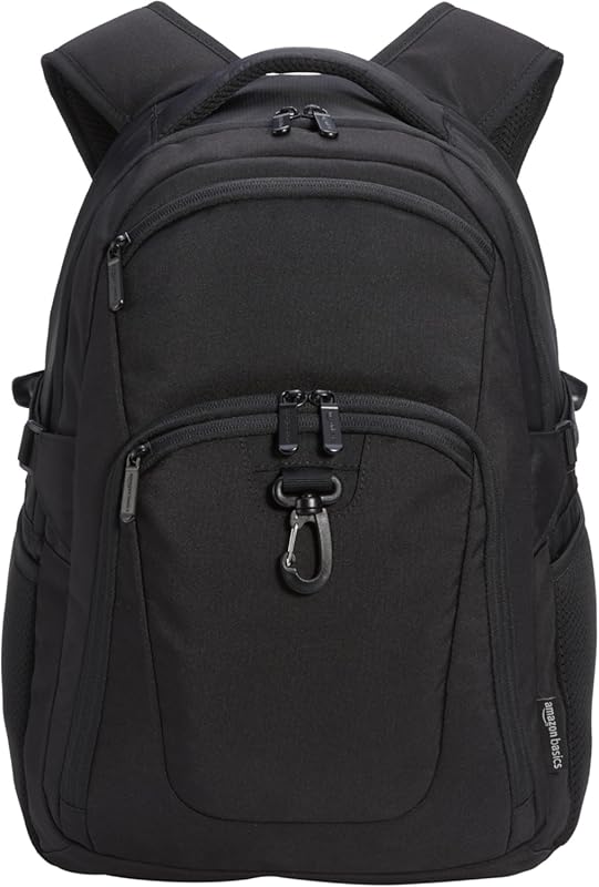 Amazon Basics Travel Laptop Backpack with Multiple Compartments, Water