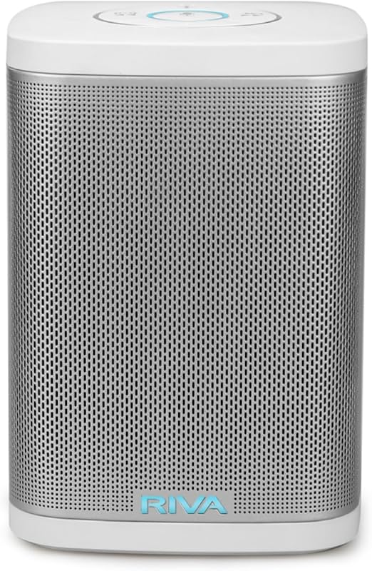 RIVA Upgraded Concert Wi-Fi Bluetooth Smart Hi-Fi Speaker with Alexa, 