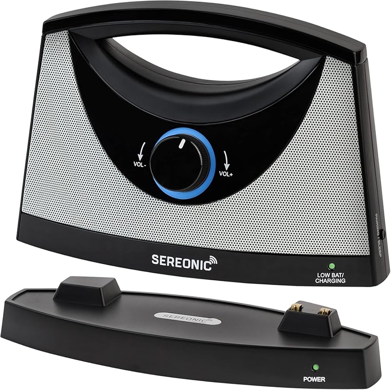 SEREONIC Portable Wireless Speakers for Seniors, 100ft Range, Designed