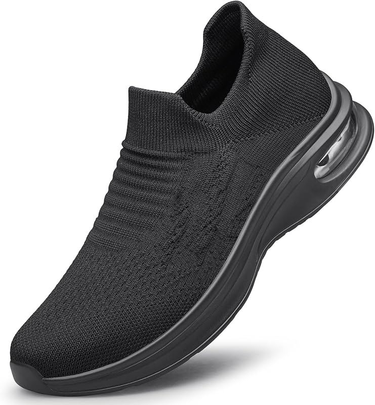 Men's Slip-On Lightweight Walking and Running Shoes for Gym, Tennis, a