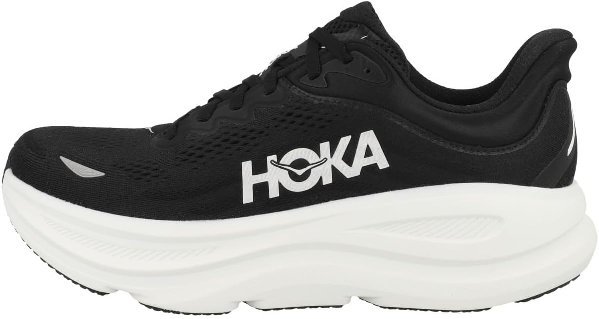 Hoka Men's Bondi 9 Athletic Running Shoes Cushioned Comfortable Durabl