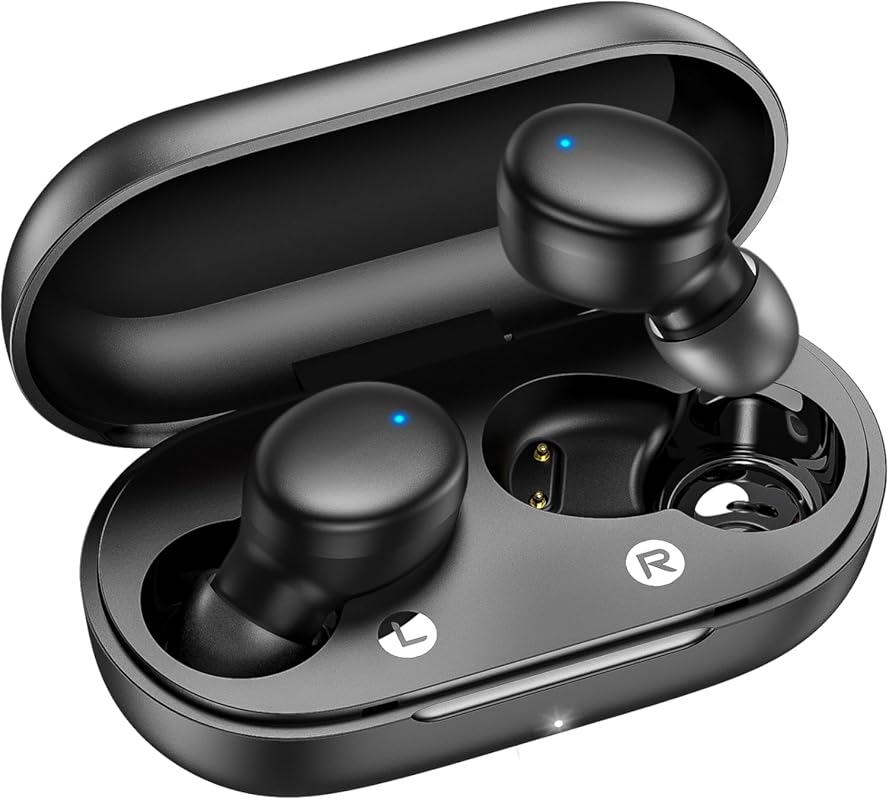 Kurdene Wireless Earbuds Bluetooth 5.3 Lightweight In-Ear Headphones w