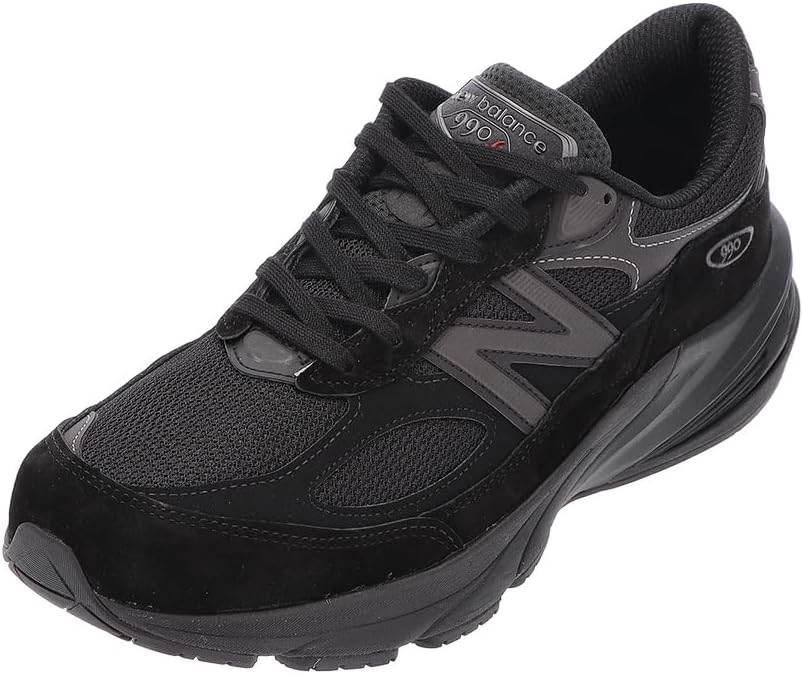 New Balance Men's Made in USA 990v6 Black 2E Width Sneakers U990BB6 fo
