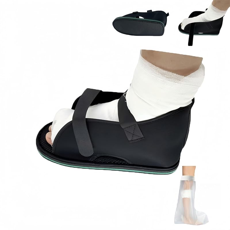 Adjustable Medical Plaster Postoperative Walking Shoes with Magic Stic