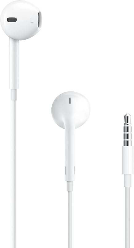 Apple EarPods with 3.5mm Plug, Wired Earbuds with Built-in Remote