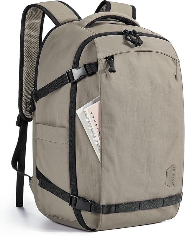 BAGSMART 15.6 Inch Water Resistant Travel Backpack for Women, TSA Appr
