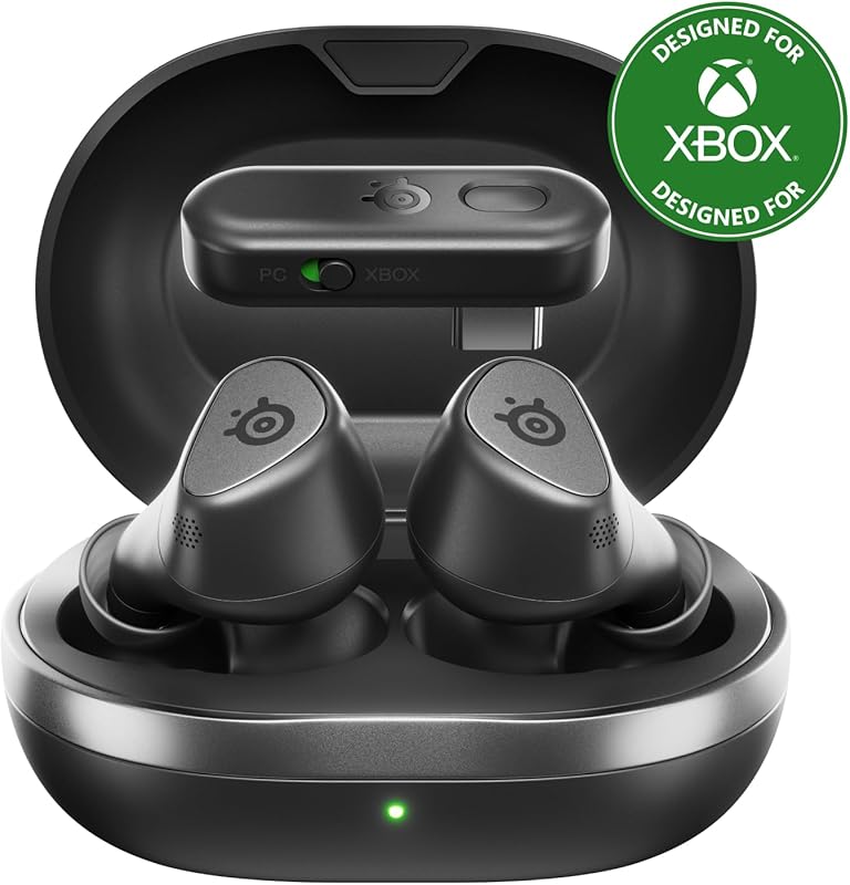 SteelSeries Arctis GameBuds for Xbox, PC, PS5, Switch, Mobile with Qui
