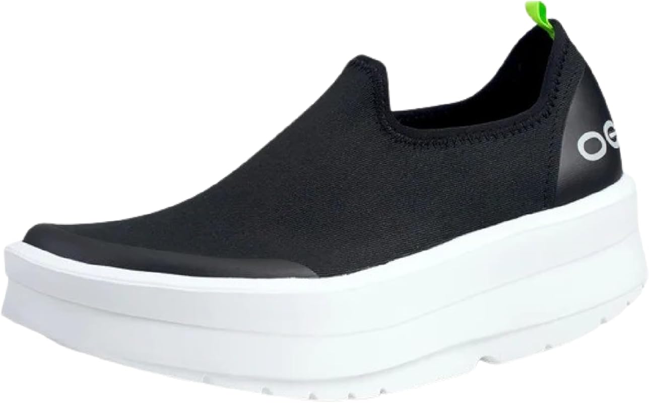 OOFOS OOmega eeZee Low Women’s Recovery Shoe Featuring Easy Slip-On Co