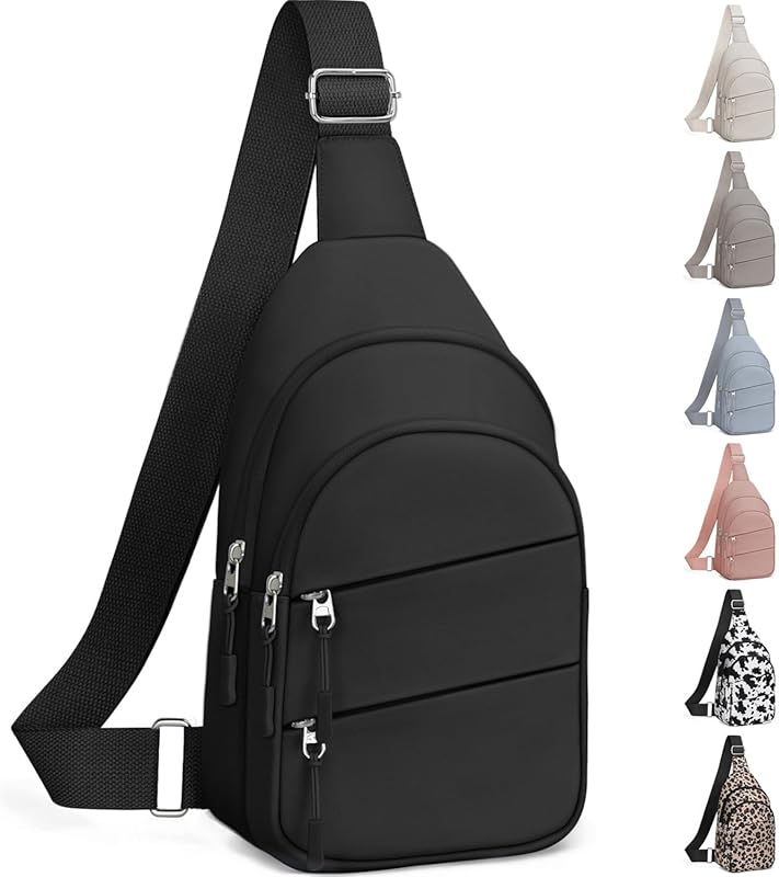 Tuwubi Lightweight Anti-Theft Small Hiking Crossbody Sling Bag for Wom