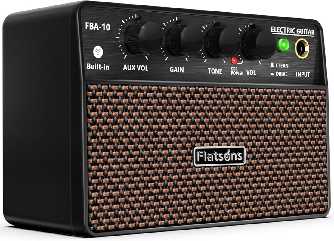 FBA-10 10W Mini Electric Guitar Amplifier with Clean/Drive Channel, US