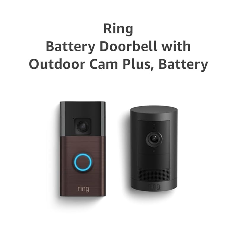 Ring Battery-Powered Doorbell in Venetian Bronze with All-New Ring Out