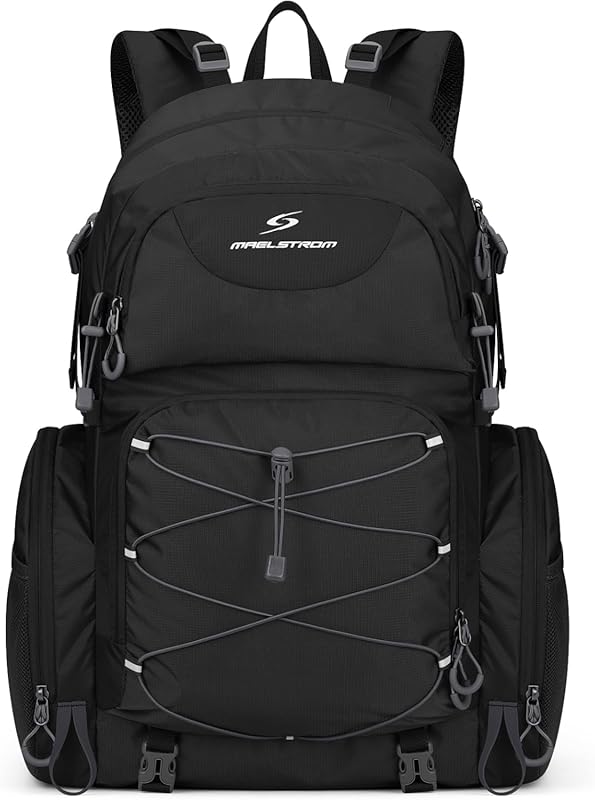Maelstrom 40L Waterproof Hiking Daypack with Rain Cover, Lightweight T