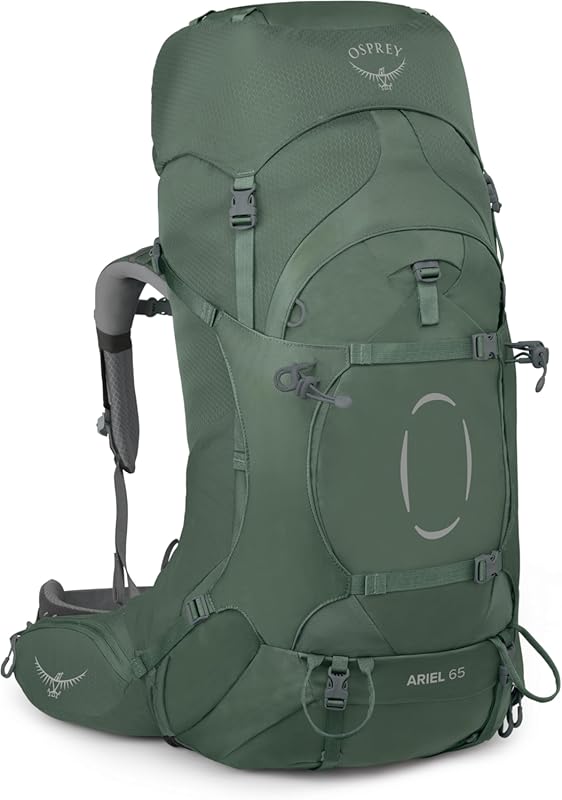 Osprey Ariel 65L Women’s Backpacking Backpack, WXS/S Extended Fit, Kos