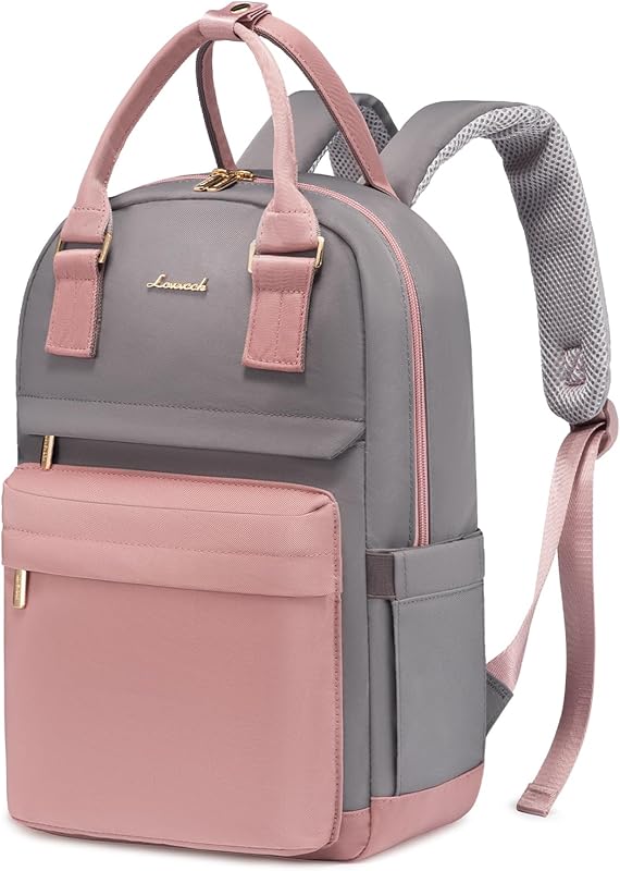 LOVEVOOK Cute Waterproof 14-Inch Laptop Backpack Purse for Women, Styl