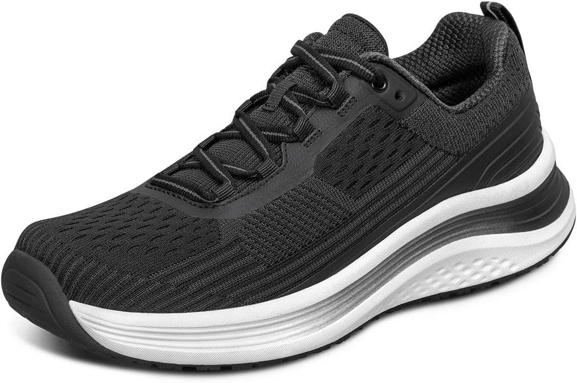 Orthofeet Women's Orthopedic Relay Max Cushion Grippy Running Sneaker 