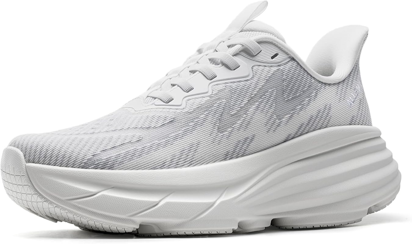 Women's Slip-On Walking Shoes with Hands-Free Cushioning, Non-Slip Sol