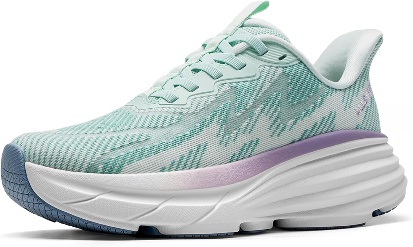 Women's Slip-On Walking Shoes with Cushion, Non-Slip ActiveSolid Sole,