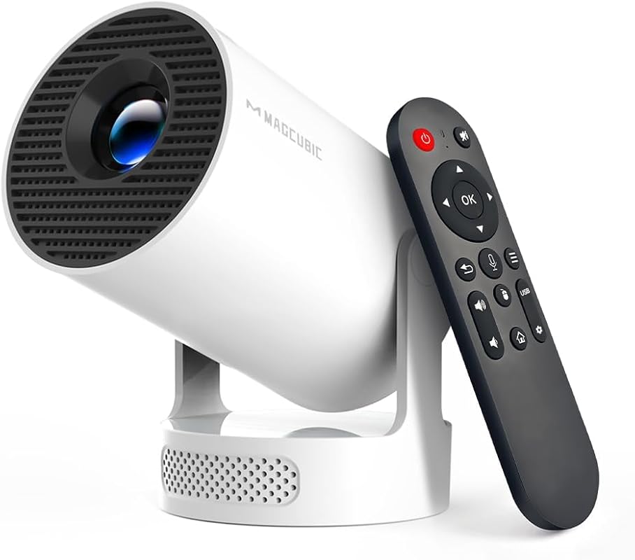 Magcubic Mini Projector with WiFi 6, Bluetooth 5.4, 4K Support, 5W Spe