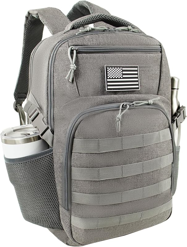 15.6 Inch Tactical 30L Travel Laptop Backpack with Water Pouches, Flig