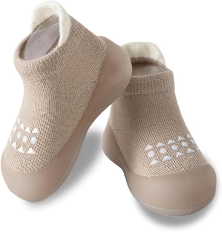 Hstyle Baby Sock Shoes Toddler Non-Slip Soft Rubber Sole Sneakers for 