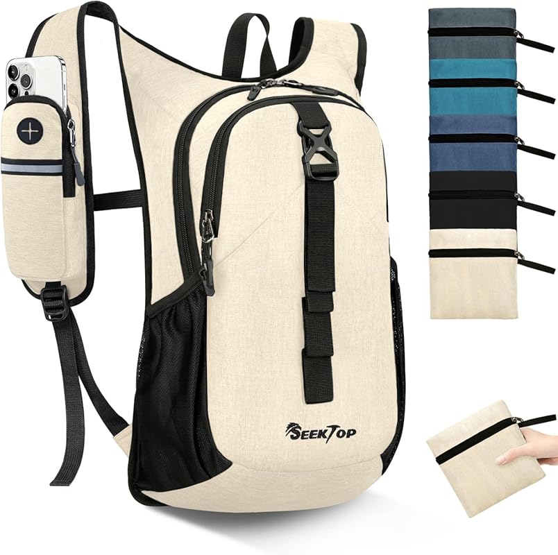 Seektop 15L Lightweight Hiking Backpack for Men and Women, Packable Tr