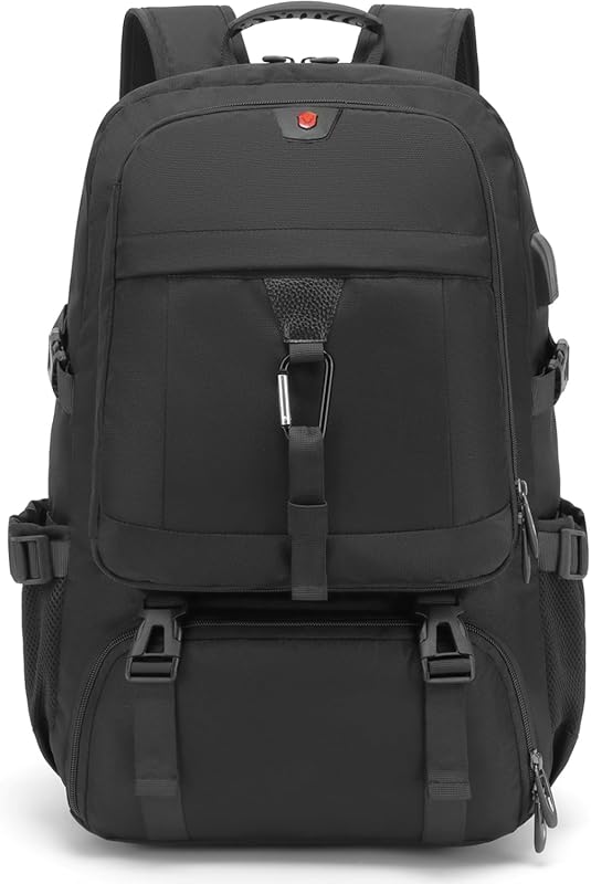 DUSLANG 60L Extra Large Travel Laptop Backpack with USB Charging Port,