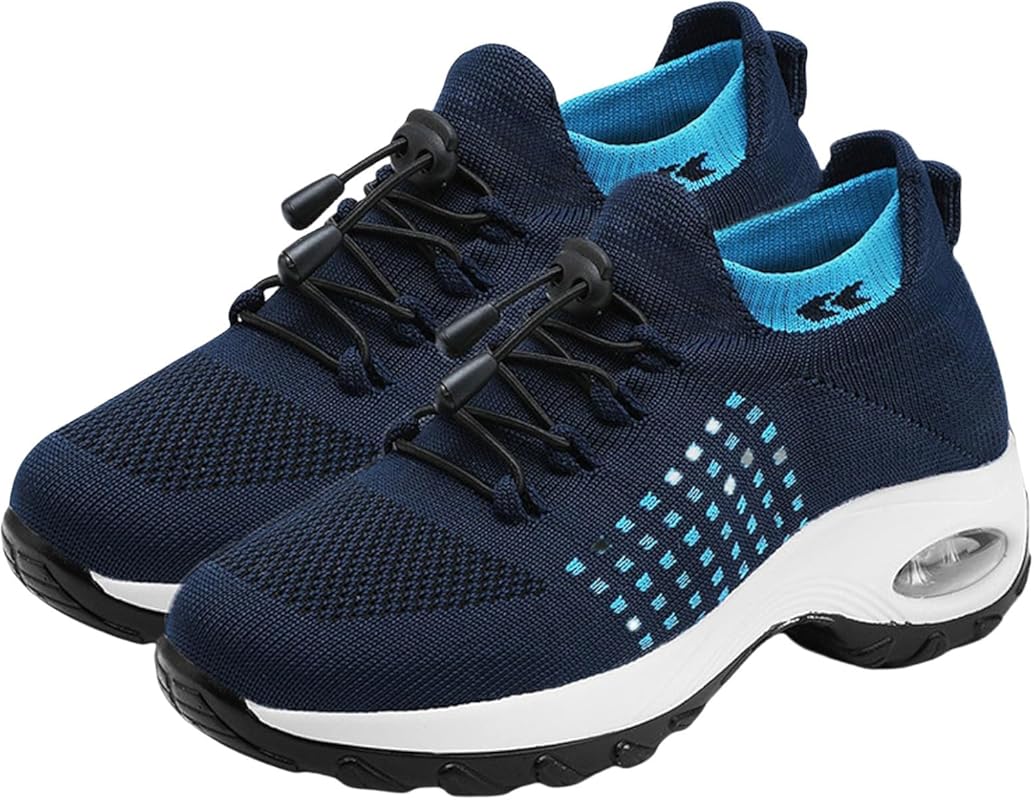Women's Orthopedic Walking Sneakers with Arch Support, Air Cushion, Sl