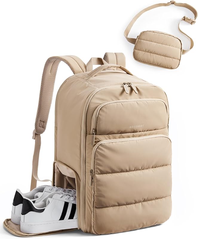 BAGSMART 35L TSA Approved 17.3 Inch Water Resistant Travel Backpack fo