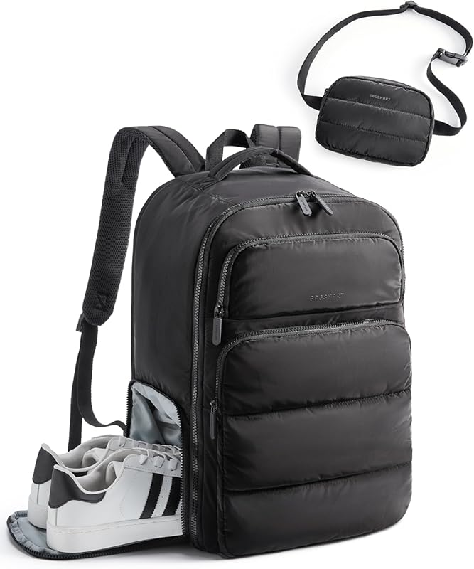 BAGSMART 35L TSA Approved 17.3 Inch Water Resistant Travel Backpack fo