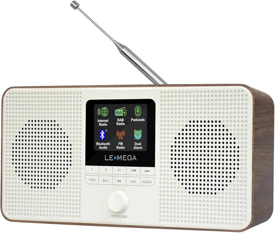 LEMEGA IR4S WiFi Internet Radio with Spotify, Bluetooth Speaker, Dual 