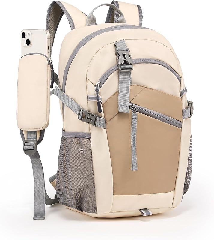 20L Lightweight Hiking Backpack with Removable Phone Pocket for Men an