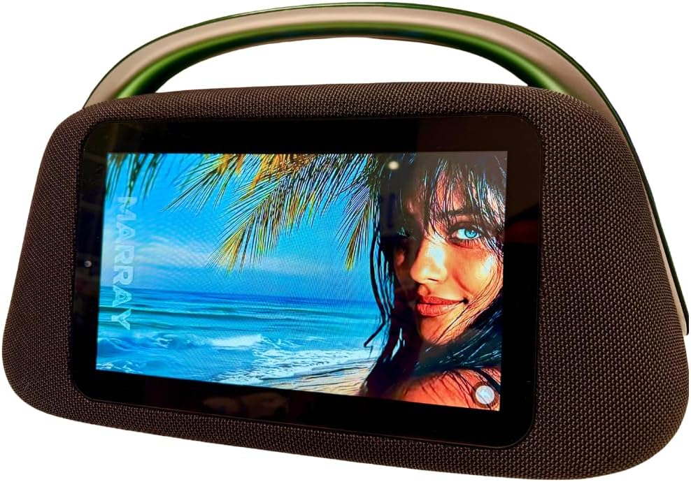 NeoBoomBox Smart Portable Speaker with 10.1” Touchscreen, Android 13, 