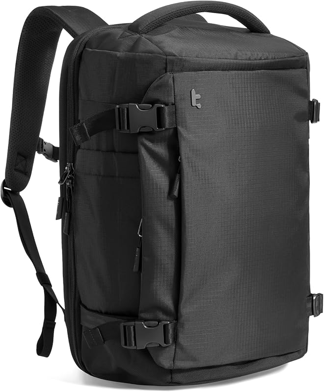 tomtoc 40L Travel Backpack TSA Friendly Lightweight Water-resistant Bu