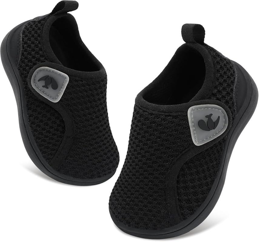 FEETCITY Wide Fit Baby Slip-On First Walking Shoes, Comfortable Infant
