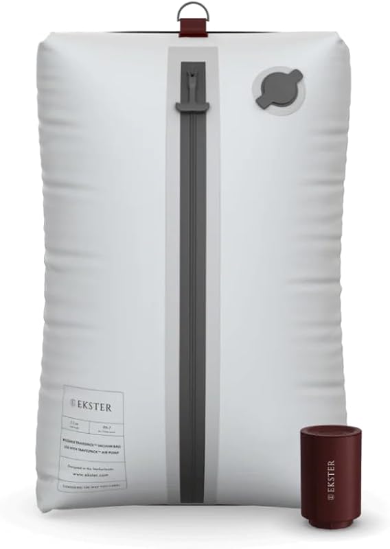 Ekster Travel Pack Vacuum Kit with Wireless Pump, Odor & Waterproof An